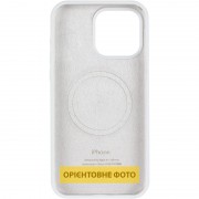 Чохол Silicone Case Full Protective (AA) V2 with MagSafe для Apple iPhone 16 (6.1") Білий / White