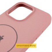 Чохол Silicone Case Full Protective (AA) V2 with MagSafe для Apple iPhone 16 (6.1") Рожевий / Pink Sand