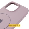 Чохол Silicone Case Full Protective (AA) V2 with MagSafe для Apple iPhone 16 (6.1") Сірий / Lavender