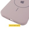 Чохол Silicone Case Full Protective (AA) V2 with MagSafe для Apple iPhone 16 (6.1") Сірий / Lavender