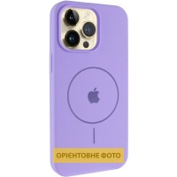 Чехол Silicone Case Full Protective (AA) V2 with MagSafe для Apple iPhone 16 (6.1") Сиреневый / Dasheen