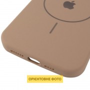 Чохол Silicone Case Full Protective (AA) V2 with MagSafe для Apple iPhone 16 Pro (6.3") Бежевий / Desert Gold