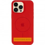 Чохол Silicone Case Full Protective (AA) V2 with MagSafe для Apple iPhone 16 Pro (6.3") Червоний / Red