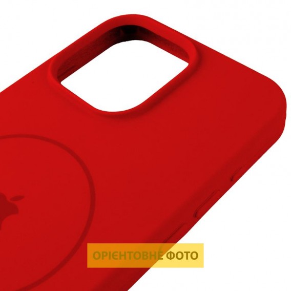 Чохол Silicone Case Full Protective (AA) V2 with MagSafe для Apple iPhone 16 Pro (6.3") Червоний / Red