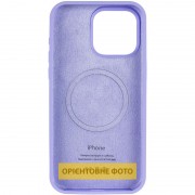 Чохол Silicone Case Full Protective (AA) V2 with MagSafe для Apple iPhone 16 Pro (6.3") Бузковий / Dasheen