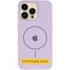 Чохол Silicone Case Full Protective (AA) V2 with MagSafe для Apple iPhone 16 Pro (6.3") Бузковий / Lilac