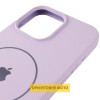 Чохол Silicone Case Full Protective (AA) V2 with MagSafe для Apple iPhone 16 Pro (6.3") Бузковий / Lilac