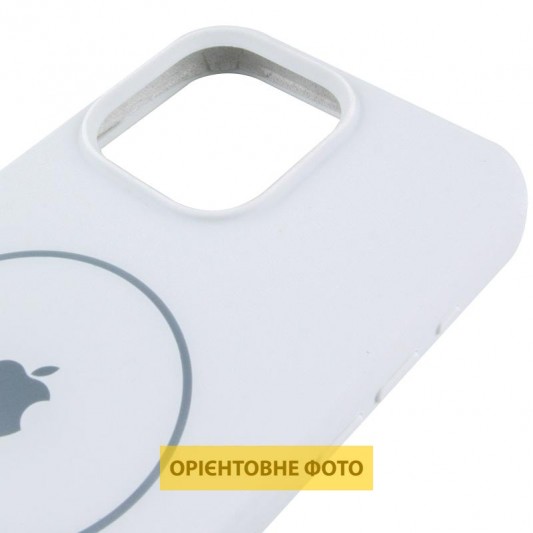 Чохол Silicone Case Full Protective (AA) V2 with MagSafe для Apple iPhone 16 Pro Max (6.9") Білий / White - зображення 3 