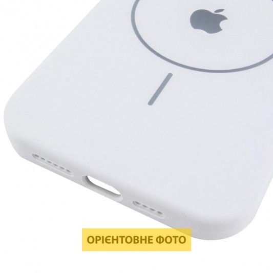 Чохол Silicone Case Full Protective (AA) V2 with MagSafe для Apple iPhone 16 Pro Max (6.9") Білий / White - зображення 4 