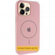 Чохол Silicone Case Full Protective (AA) V2 with MagSafe для Apple iPhone 16 Pro Max (6.9") Рожевий / Pink Sand