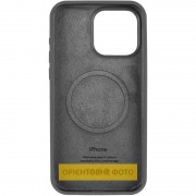 Чохол Silicone Case Full Protective (AA) V2 with MagSafe для Apple iPhone 16 Pro Max (6.9") Сірий / Dark Gray