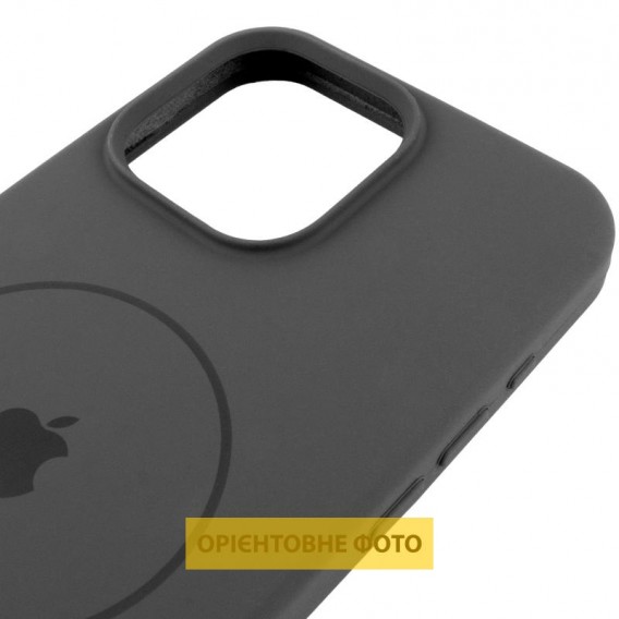 Чохол Silicone Case Full Protective (AA) V2 with MagSafe для Apple iPhone 16 Pro Max (6.9") Сірий / Dark Gray