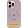 Чохол Silicone Case Full Protective (AA) V2 with MagSafe для Apple iPhone 16 Pro Max (6.9") Сірий / Lavender