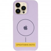 Чохол Silicone Case Full Protective (AA) V2 with MagSafe для Apple iPhone 16 Pro Max (6.9") Бузковий / Lilac