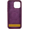 Чохол Silicone Case Full Protective (AA) V2 with MagSafe для Apple iPhone 16e (6.1") Бордовий / Plum