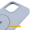 Чохол Silicone Case Full Protective (AA) V2 with MagSafe для Apple iPhone 16e (6.1") Блакитний / Lilac Blue