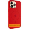 Чохол Silicone Case Full Protective (AA) V2 with MagSafe для Apple iPhone 16e (6.1") Червоний / Red