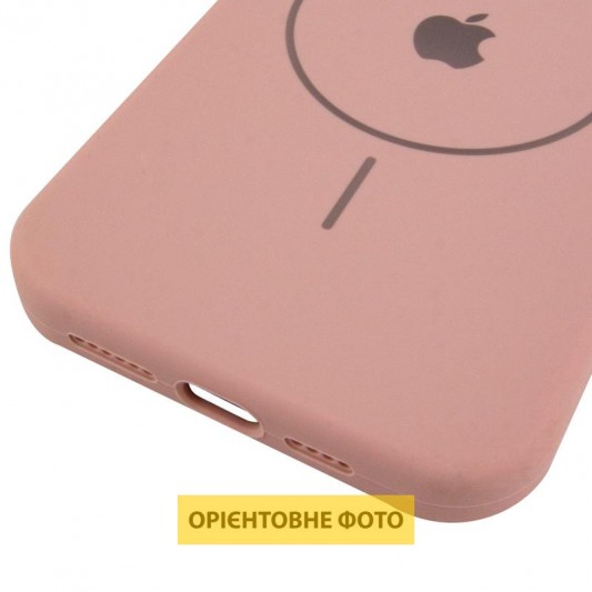 Чохол Silicone Case Full Protective (AA) V2 with MagSafe для Apple iPhone 16e (6.1") Рожевий / Pink Sand - зображення 4 