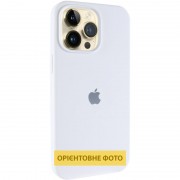 Чохол Silicone Case (AA) Logo with MagSafe для Apple iPhone 17 Pro (6.3") Білий / White