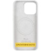 Чехол Silicone Case (AA) Logo with MagSafe для Apple iPhone 17 Pro (6.3") Белый / White