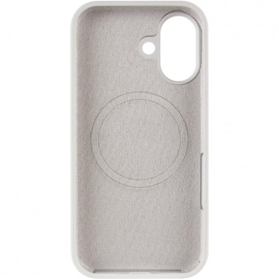 Чохол Silicone Case Full Protective (AA) V2 with MagSafe для Apple iPhone 17 (6.3") Білий / White