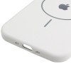 Чохол Silicone Case Full Protective (AA) V2 with MagSafe для Apple iPhone 17 (6.3") Білий / White