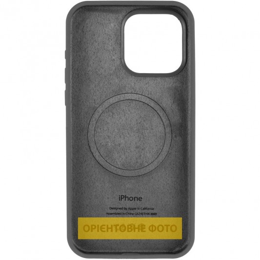 Чохол Silicone Case Full Protective (AA) V2 with MagSafe для Apple iPhone 17 Air (6.5") Сірий / Dark Gray - зображення 2 