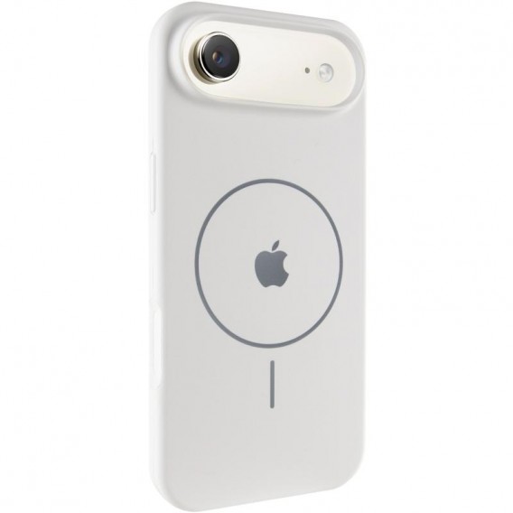 Чохол Silicone Case Full Protective (AA) V2 with MagSafe для Apple iPhone 17 Air (6.5") Білий / White