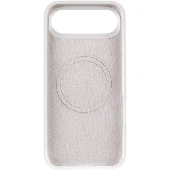 Чохол Silicone Case Full Protective (AA) V2 with MagSafe для Apple iPhone 17 Air (6.5") Білий / White