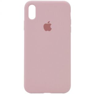 Чохол Silicone Case Full Protective (AA) для Apple iPhone X / XS (5.8) Рожевий / Pink Sand