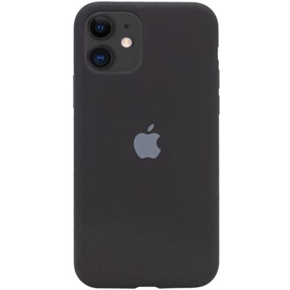 Чохол Silicone Case Full Protective (AA) для Apple iPhone 11, Чорний / Black