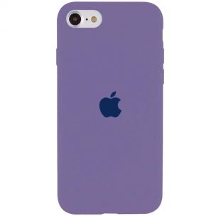 Чохол Silicone Case Full Protective (AA) для Apple iPhone SE (2020) / 7 / 8, Сірий / Lavender Gray