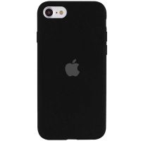Чохол Silicone Case Full Protective (AA) для Apple iPhone SE (2020) / 7/8, Чорний / Black