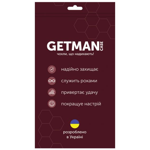 TPU чохол GETMAN Ease logo посилені кути для Apple iPhone 12 Pro Max, Безбарвний (прозорий)