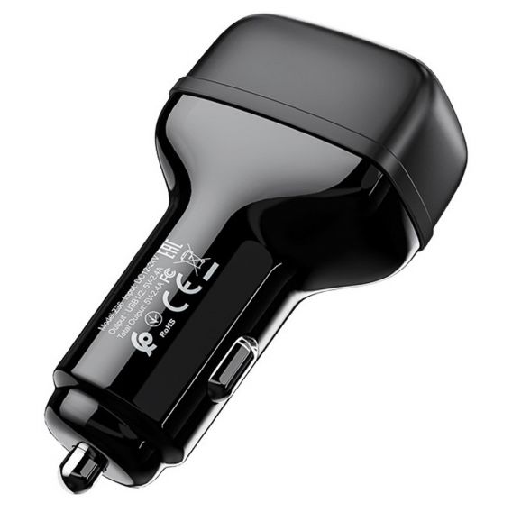 АЗУ Hoco Z36 Leader 2.4A (2USB-A), Чорний