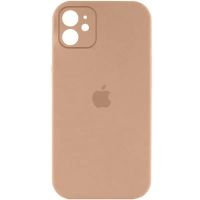 Чохол Silicone Case Full Camera Protective (AA) для Apple iPhone 12, Бежевий / Desert Gold