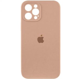 Чохол Silicone Case Full Camera Protective (AA) Apple iPhone 12 Pro Max, Бежевий / Desert Gold