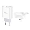 СЗУ Hoco C81A Asombroso 2.1A (1USB-A) + кабель USB to Type-C, Білий
