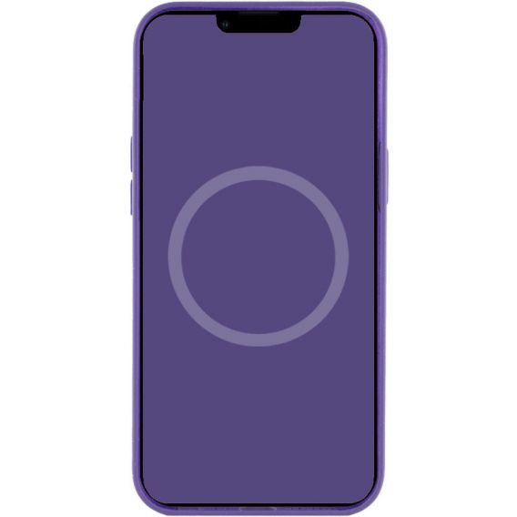 Чохол Silicone case (AAA) with Magsafe and Animation для Apple iPhone 12 Pro / 12, Фіолетовий / Amethyst
