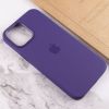 Чохол Silicone case (AAA) with Magsafe and Animation для Apple iPhone 12 Pro / 12, Фіолетовий / Amethyst