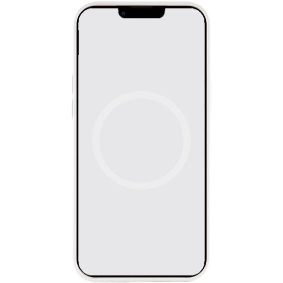 Чохол Silicone case (AAA) with Magsafe and Animation для Apple iPhone 12 Pro Max, Білий / White