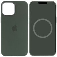 Чохол Silicone case (AAA) with Magsafe and Animation для Apple iPhone 12 Pro Max, Зелений / Cyprus Green