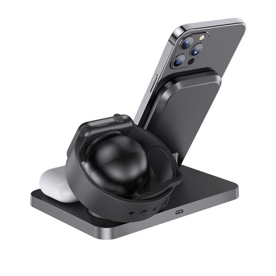 БЗУ Hoco CW33 Ultra Charge 3in1, Чорний