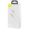 Дата кабель Baseus Cafule Series Metal Type-C to Lightning PD 20W (2m) (CATLJK-B), Білий