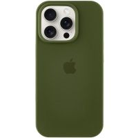 Чохол Silicone Case Full Protective (AA) для Apple iPhone 13 Pro, Зелений / Dark Olive