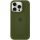 Чохол Silicone Case Full Protective (AA) для Apple iPhone 13 Pro, Зелений / Dark Olive