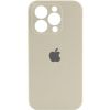 Чехол для iPhone 13 Pro Max Silicone Case Full Protective (Antique White)