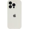 Чехол для iPhone 13 Pro Max Silicone Case Full Protective (Antique White)