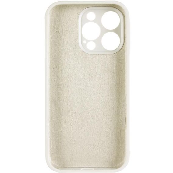 Чехол для iPhone 13 Pro Max Silicone Case Full Protective (Antique White)