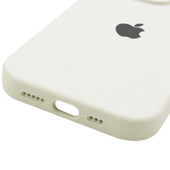 Чехол для iPhone 13 Pro Max Silicone Case Full Protective (Antique White)